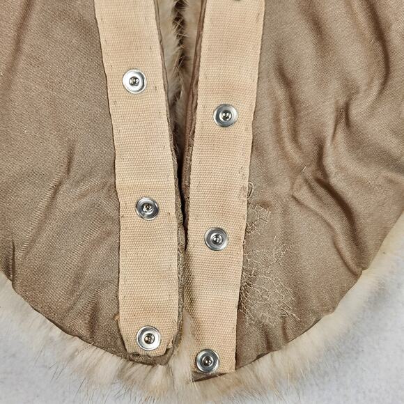 Authentic Mink Collar Unbranded With Snaps Beautiful Condition - Picture 4 of 12